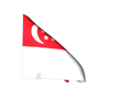 ธงชาติเคลื่อไหวประเทศสิงคโปร์